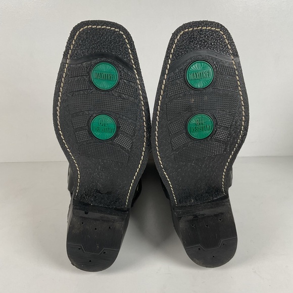 Vintage Santa Fe Harness Boots | USA Made | Men’s 9.5 D main image 16
